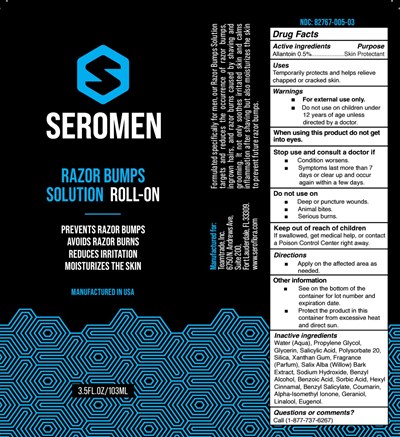 FD-04418 SEROMEN RAZOR BUMPS SOLUTION 82767-005-03 TUBE.jpg RAZOR BUMPS TUBE - FD 04418 SEROMEN RAZOR BUMPS SOLUTION 82767 005 03 TUBE